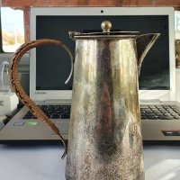 Антикварен посребрен английски чайник Plato, снимка 4 - Антикварни и старинни предмети - 38506672