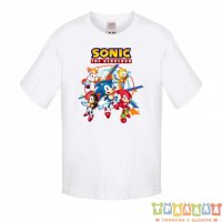 Детска тениска Соник Sonic the Hedgehog and Friends, снимка 4 - Детски тениски и потници - 32943239