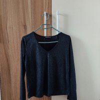 Terranova бляскава дамска блуза с дълъг ръкав в размер XS, снимка 1 - Блузи с дълъг ръкав и пуловери - 40497113