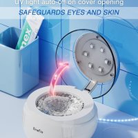 Ултразвуков UV почистващ уред с 4 режима за зъбни протези, бижута и др., снимка 4 - Други стоки за дома - 44053896
