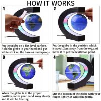 Левитиращ глобус, снимка 10 - Декорация за дома - 38992849
