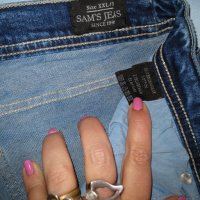 Плътни еластични дънки "Sam's jeans" / голям размер, снимка 9 - Дънки - 28352799