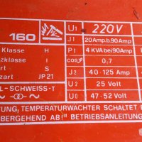 Електрожен немски Mannesmann MS160 трифазен, снимка 6 - Други машини и части - 38282597
