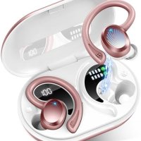 Нови Безжични Слушалки Bluetooth 5.3, 48ч Водоустойчиви, HD Микрофон, снимка 1 - Bluetooth слушалки - 43511381