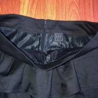 Черна елегантна пола с къдри Access, снимка 3 - Поли - 33120563