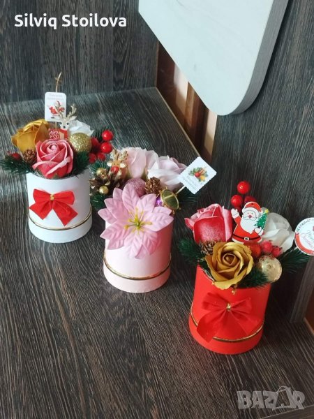 🎅🏻Ново🎅🏻Коледа наближава и е време за подаръци🎁🎄🎅🏻 Търсите Коледни букети със сапунени цветя, снимка 1