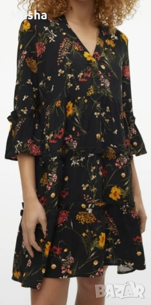 Рокля Vero Moda цветя размер 38 М, снимка 1