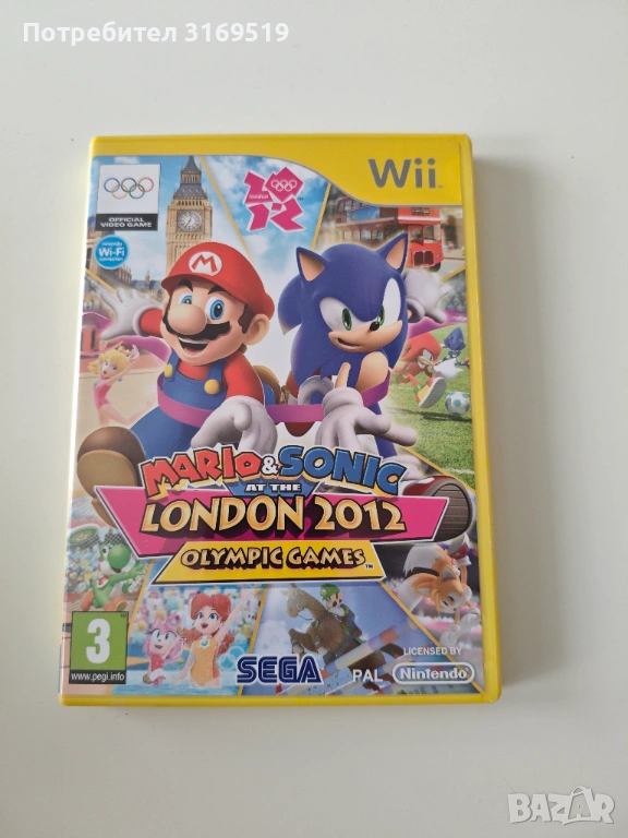Mario & Sonic at the London 2012 Olympic Games Nintendo Wii, снимка 1