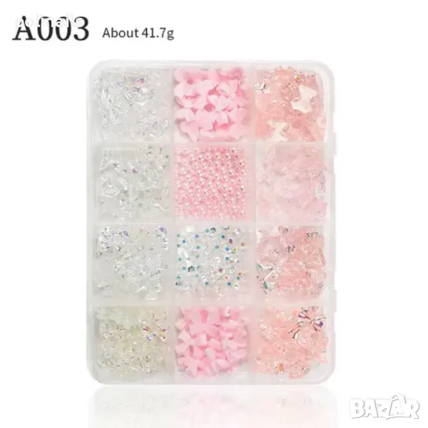 Разнообразни декорации - 12 броя в кутия , снимка 1