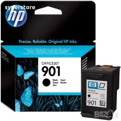 Глава за принтер HP 901 Black,Черна CC653AE Оригинална мастило за HP Officejet Pro 4500 J4535 J4580 , снимка 1