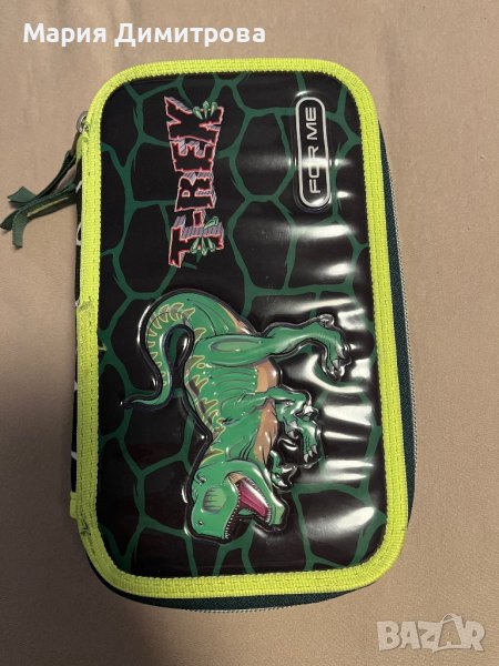 Ученически несесер с динозавър, снимка 1