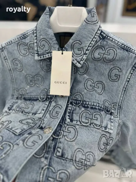 Gucci дамско деним късо яке , снимка 1