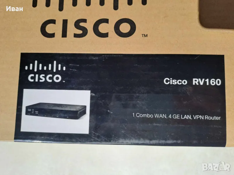 Рутер Cisco RV160, снимка 1