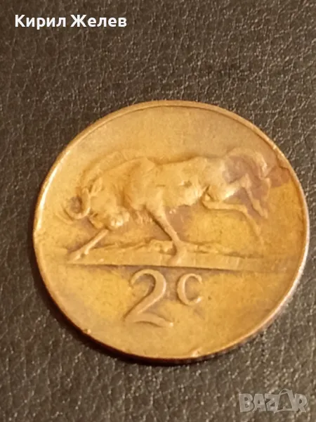 Стара монета 2 цента 1965г. Южна Африка за КОЛЕКЦИЯ ДЕКОРАЦИЯ 41216, снимка 1