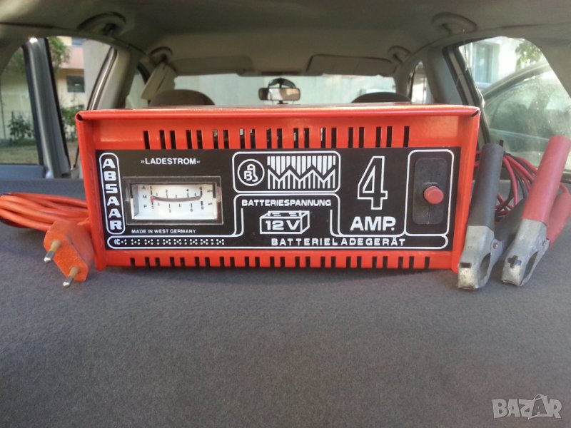 германско зарядно устройство за акумулатори ABSSAR  4А, снимка 1