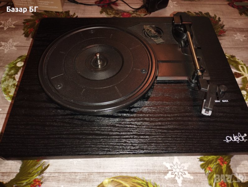 Грамофон pulsar wooden turntable , снимка 1