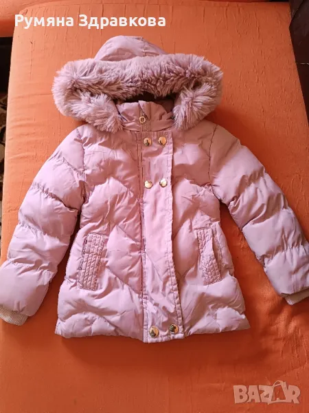 НОВИ Дебело яке за момиче на 4 години и непромокаем гащеризон за 4 г, снимка 1