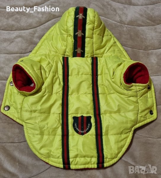 Двулицево зимно яке за куче, снимка 1