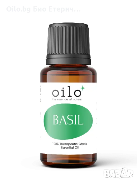 Oilo БИО Етерично Масло от Сладък Босилек (Ocimum basilicum) - Basil Oilo 5 мл., снимка 1