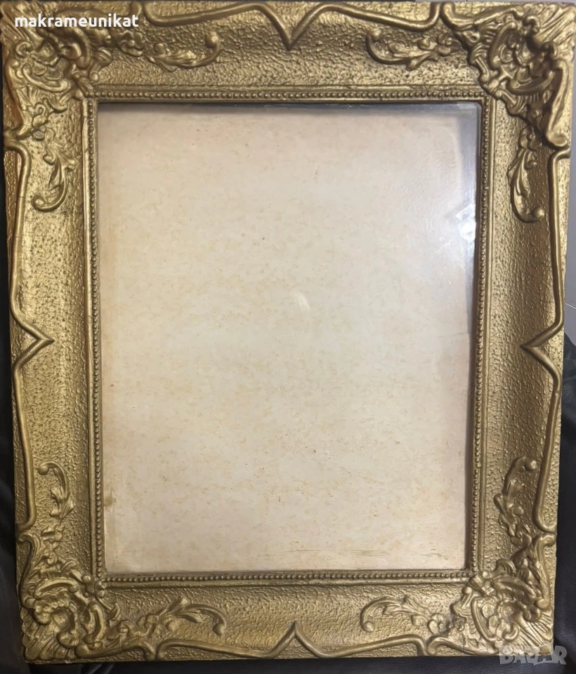 Рамки със стъкло, дървени, красива декорация, за картина, гоблен, огледало, 3 броя, снимка 1
