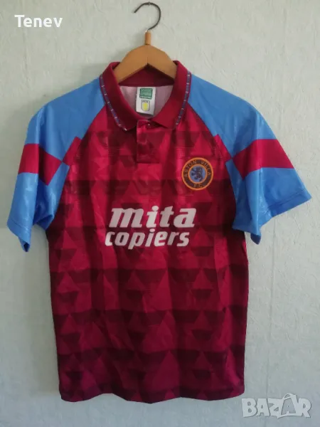 Aston Villa 1990/1991/1992 ретро футболна тениска фланелка Астън Вила размер М , снимка 1