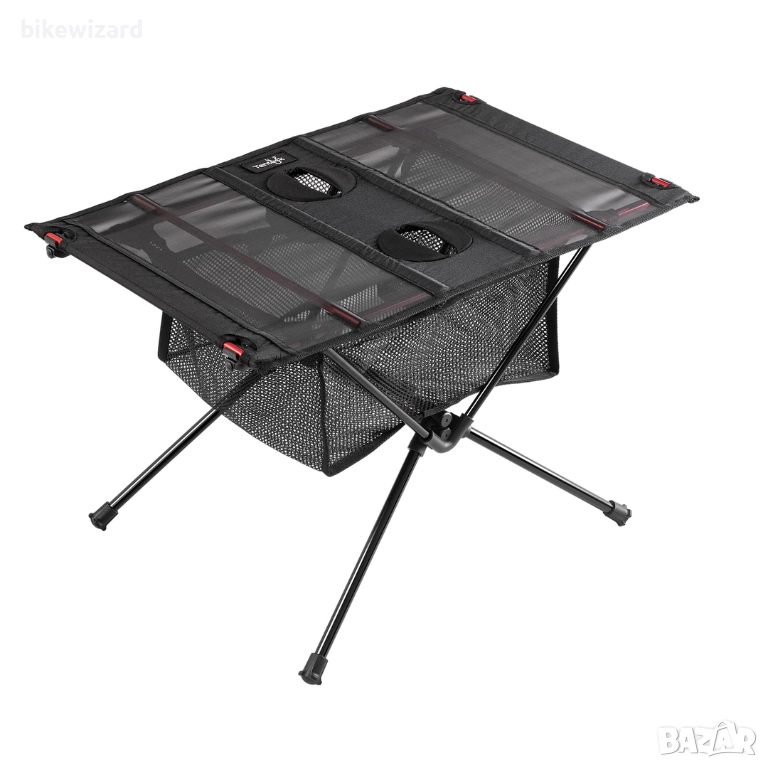 Ултралека сгъваема къмпинг маса  мрежеста 59.9D x 38.9W x 39.9H СМ. НОВА, снимка 1