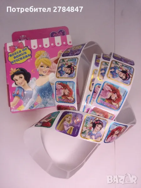 Стикери 200 броя, Дисни принцеси , снимка 1