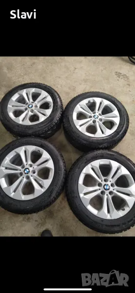 Оригинални джанти с чисто нови зимни гуми за БМВ, снимка 1