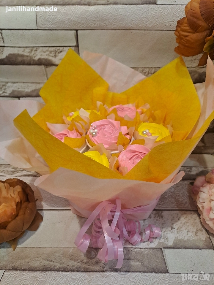 Букет от маслени кексчета, снимка 1