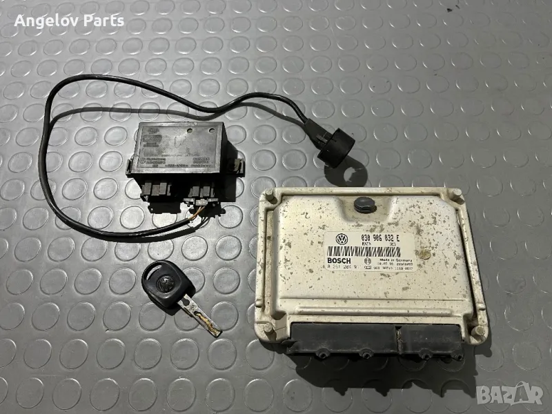 Компютър с имобилайзер и ключ за VW Lupo 1.0, снимка 1