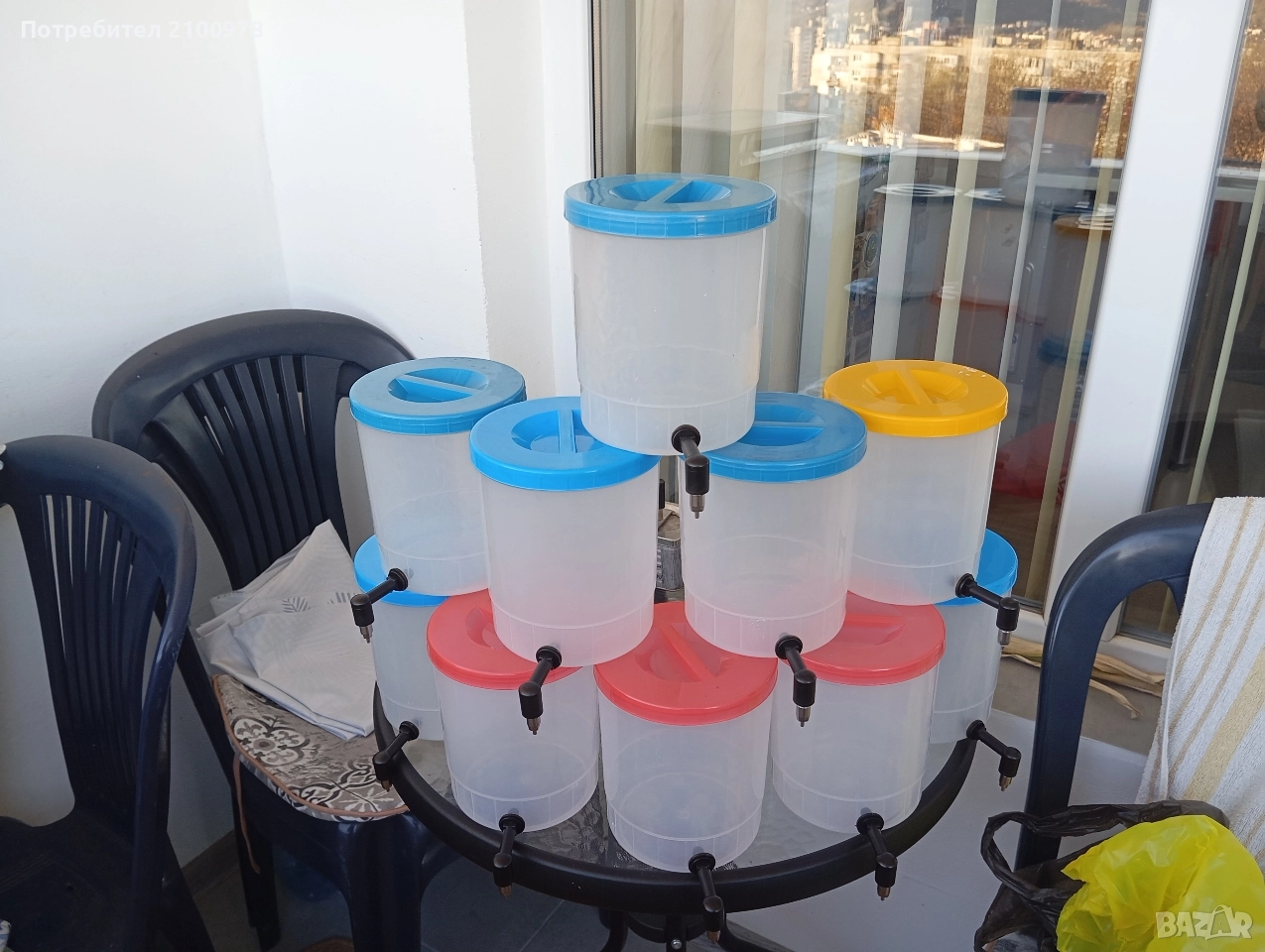 поилки за зайци два литра , снимка 1