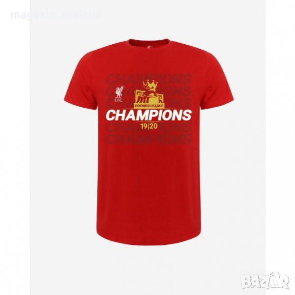 ТЕНИСКА - FC LIVERPOOL EPL Champions 19-20; размери: 5-6г. 7-8г. 9-10г. 11-12г. и L, снимка 1