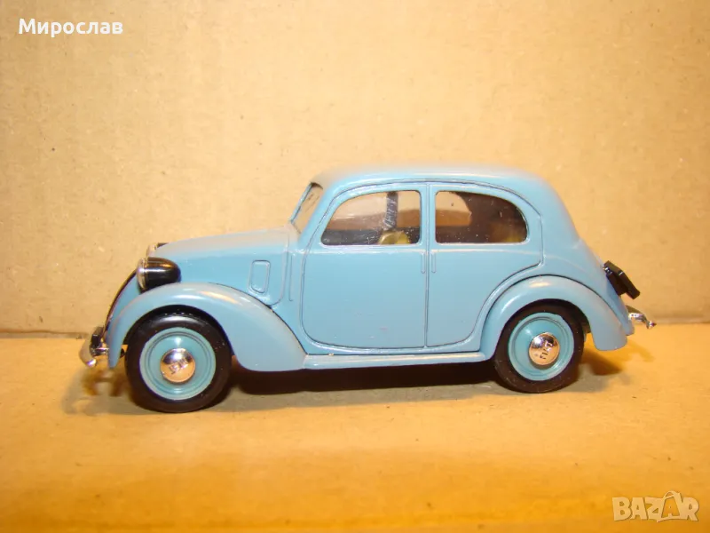 1:43 BRUMM FIAT??? RENAULT?? КОЛИЧКА РЕТРО МОДЕЛ ИГРАЧКА, снимка 1