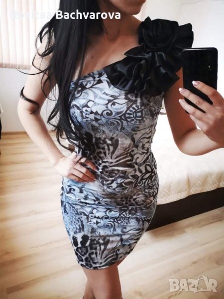 Рокля с едно рамо, S размер, снимка 1