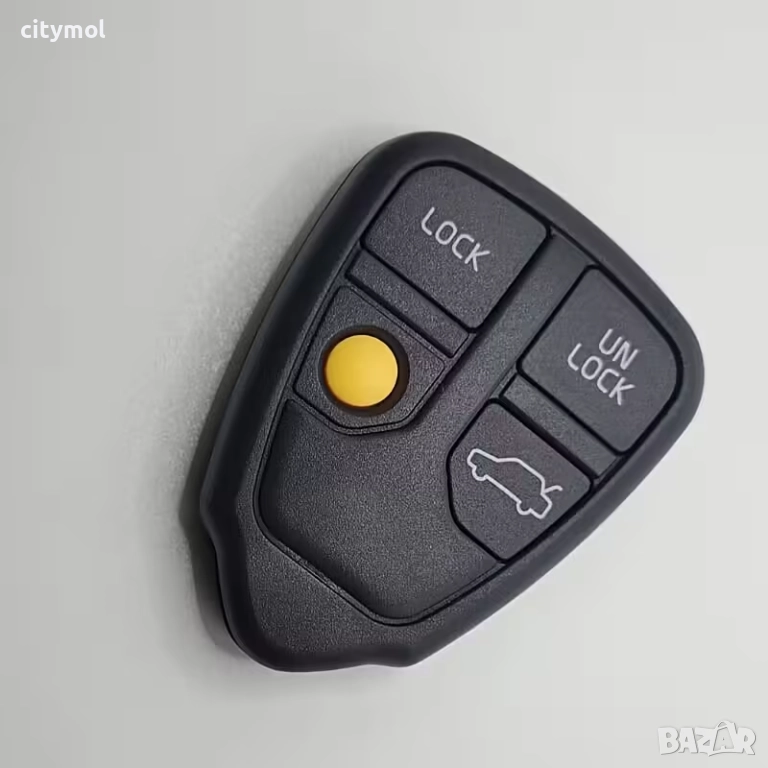 Кутийка за дистанционно с 4 бутона за VOLVO C70 S40 S60 S70 S80 S90 V40 V70 V90 XC70 XC9, снимка 1