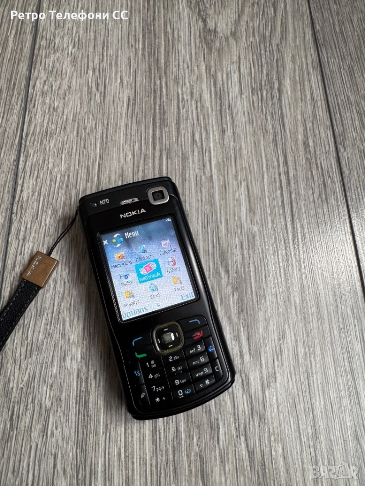 Nokia N70 Black n70 Черен на 91ч Запазен като нов, снимка 1