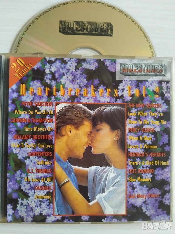 Heartbreakers Vol. 2 - оригинален GOLD CD издаден в Чехия, снимка 1