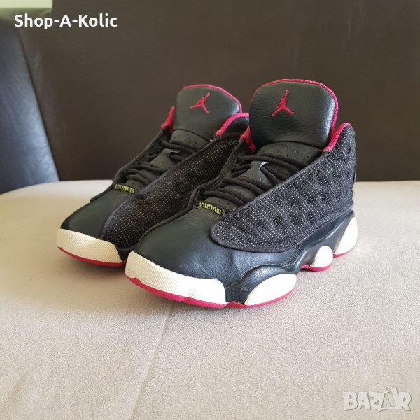 Original Retro Kids' AIR JORDAN 13 XIII 'Hyper Pink' 2010 Black Pink White Basketball Shoes, снимка 1