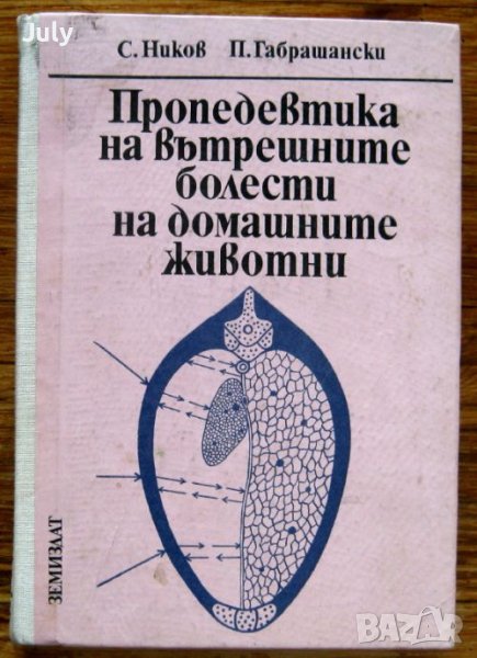 Пропедевтика на вътрешните болести на домашните животни, С. Ников, П. Габрашански, снимка 1