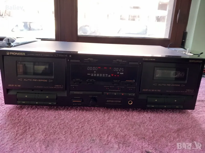 PIONEER CT-W601R Cassette Deck , снимка 1