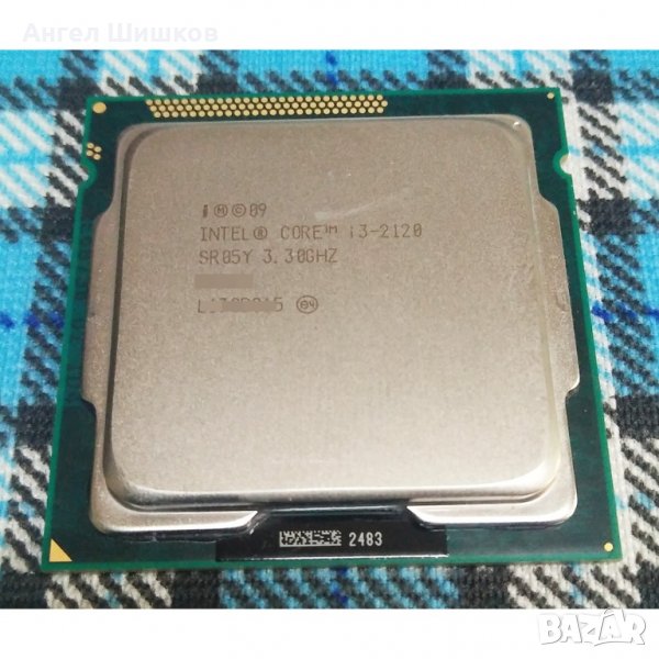 Intel Core i3-2120 3300MHz SR05Y L2=512KB L3=3MB 5 GT/s DMI 65W Socket 1155, снимка 1