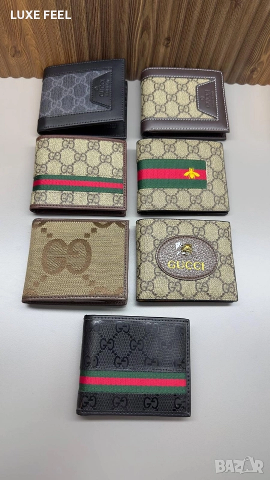 Дамски Портмонета - Естествена Кожа ⚜️ Gucci , снимка 1