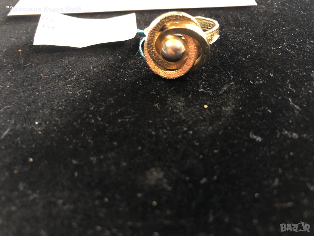 Златен Дамски ПРЪСТЕН 2,33ГР 14К РАЗМЕР 21-61, снимка 1