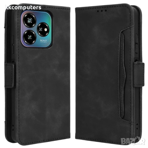 ZTE Axon 60 Lite / Blade V60 Vita Magnetic Wallet Калъф и Протектор, снимка 1