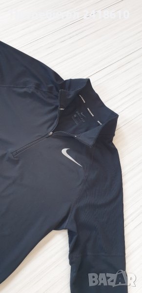 Nike Running Dri - Fit Stretch 3/4 Zip Mens Size M НОВО! ОРИГИНАЛ! Мъжка Спортна Блуза!, снимка 1