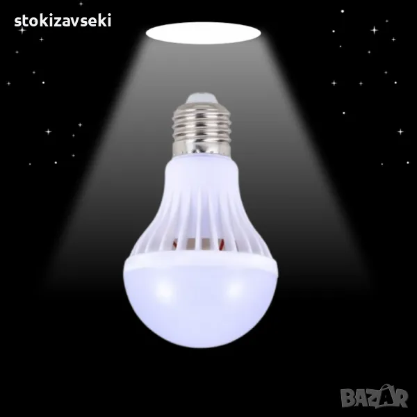 LED крушка E27 320LM 6400K 5W 12V, снимка 1