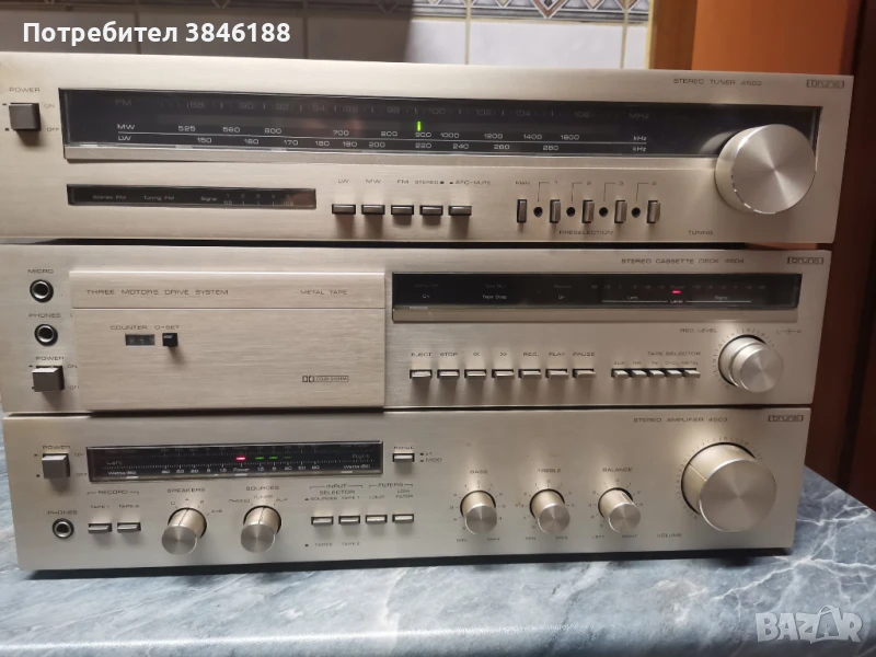 BRUNS STEREO AMPLIFIER 4503,Deck 4504,Tuner 4502, снимка 1