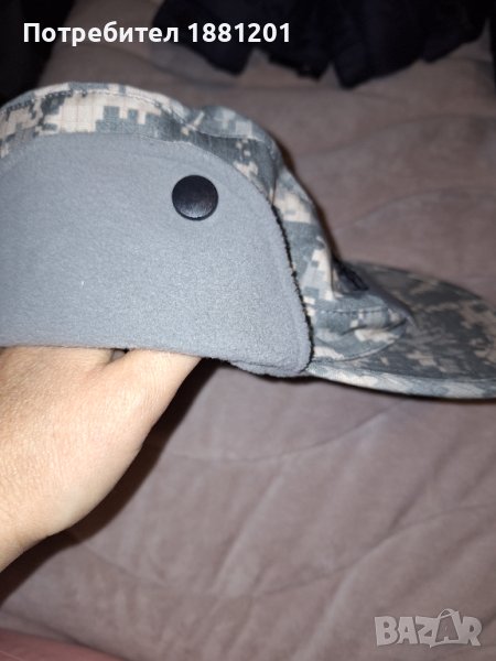 Зимна шапка сив камуфлаж, снимка 1