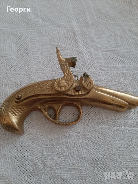 Бронзов пистолет, снимка 1
