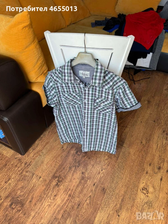 ПОДАРЯВАМ Мъжка готина риза с къс ръкав Аутоматик Automatic, снимка 1